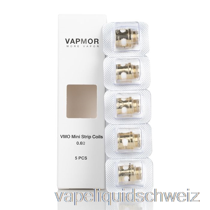 Vapmor VMO Mini Mesh Ersatzspulen 0,6 Ohm VMO Mini Strip Spulen Vape Ohne Nikotin